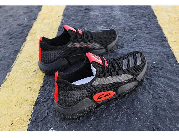 Men's Lightweight Breathable Running Shoes Slip-On Athletic Walking Sneakers Summer