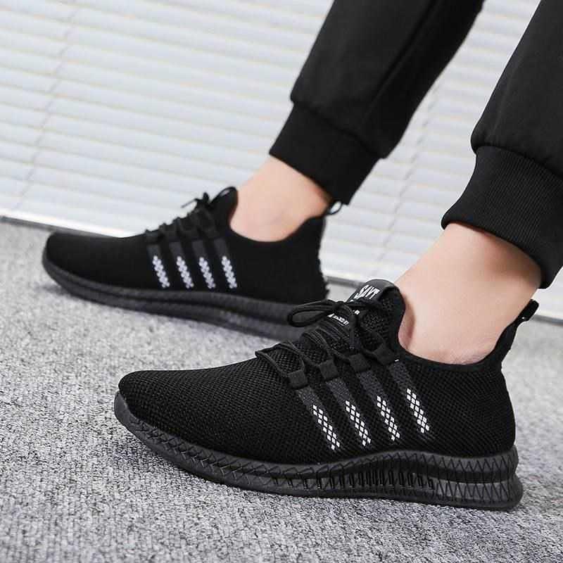Men's Lightweight Breathable Running Shoes Slip-On Athletic Walking Sneakers Summer
