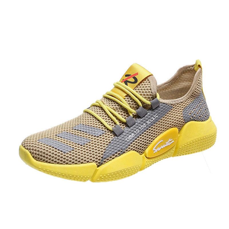 Men's Lightweight Breathable Running Shoes Slip-On Athletic Walking Sneakers Summer