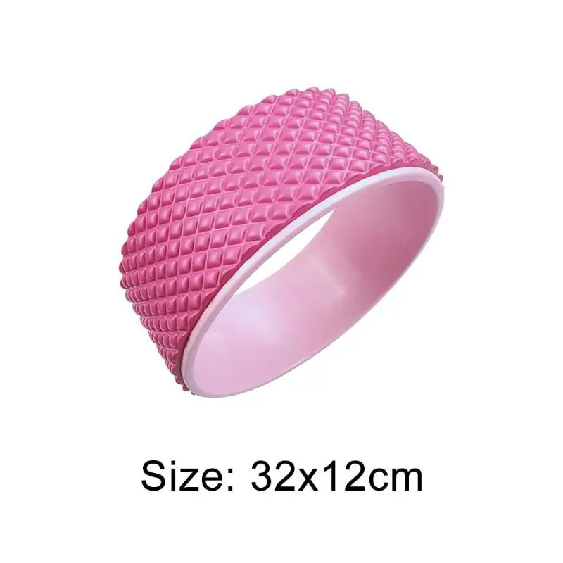 3D Massage Yoga Wheel Back Stretching Spine Relief Fitness Tool