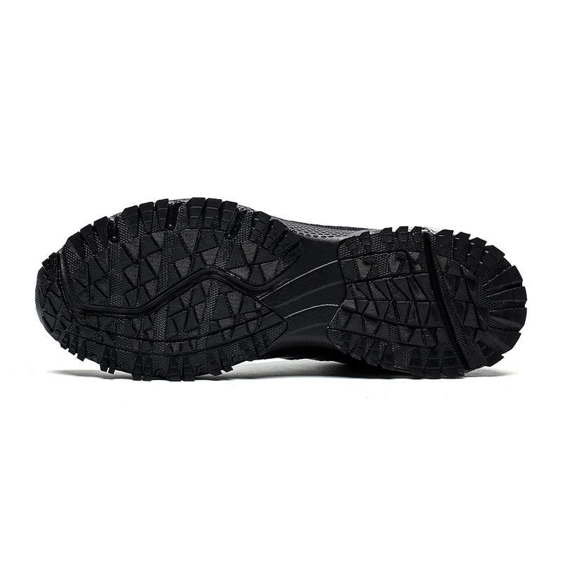 Men's Air Cushion Running Sneakers Breathable Lace-Up Athletic Jogging Shoes