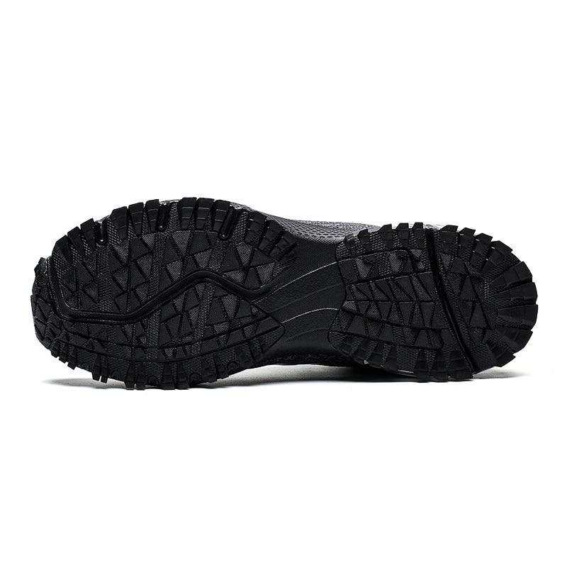 Men's Air Cushion Running Sneakers Breathable Lace-Up Athletic Jogging Shoes