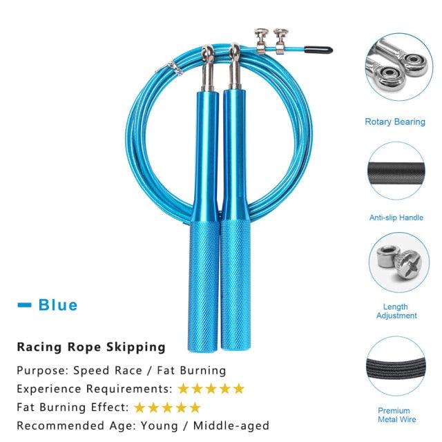 Digital Jump Rope Adjustable Weighted Speed Counter Calorie Fitness Skipping Rope
