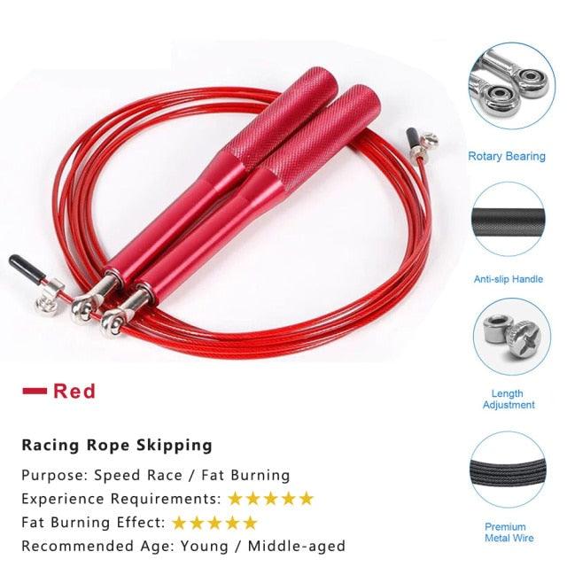 Digital Jump Rope Adjustable Weighted Speed Counter Calorie Fitness Skipping Rope