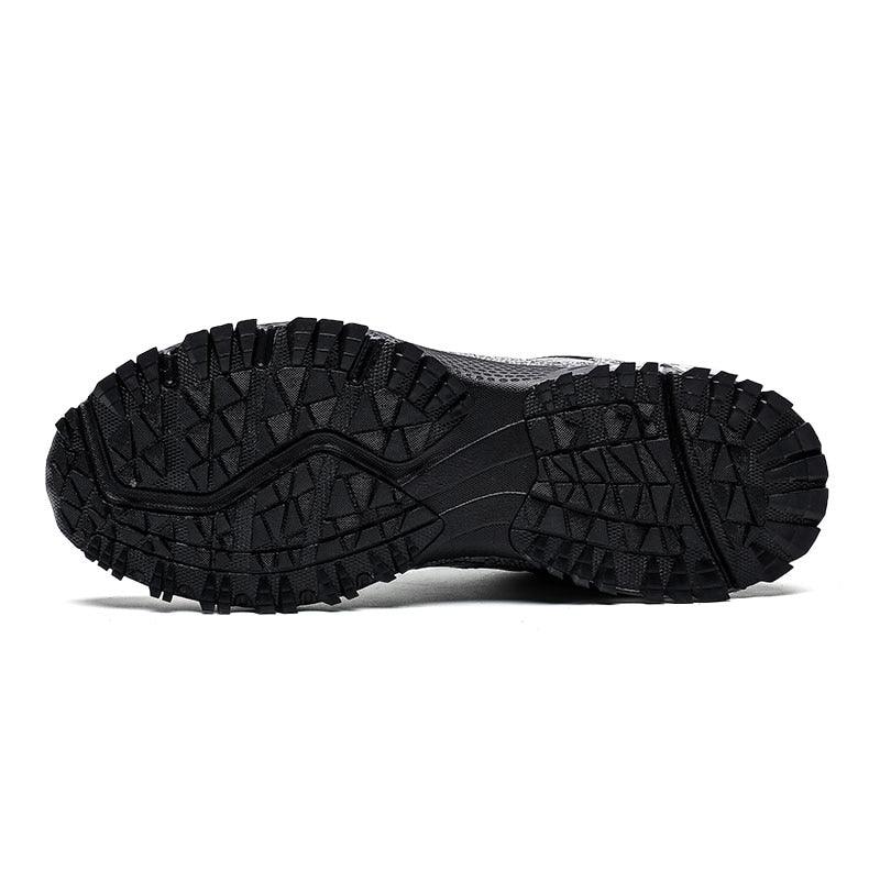 Men's Air Cushion Running Sneakers Breathable Lace-Up Athletic Jogging Shoes